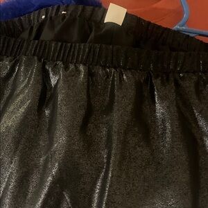 Old Navy Shimmery Black Elastic Waist Skirt